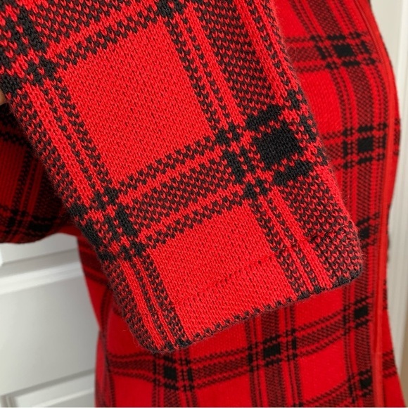 NWT CHAPS Buffalo 100% Cotton Moto Jacket Sweater - Picture 7 of 9